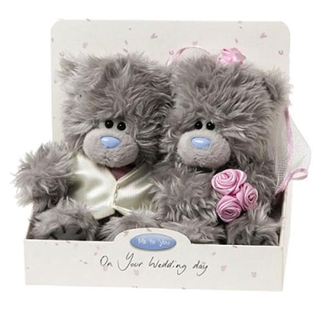 2 x 5" Bride and Groom Wedding Me to You Bears £19.99